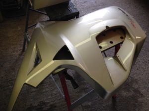 2013 Triumph Sprint GT 1050 Pannier Respray Restoration - image 5