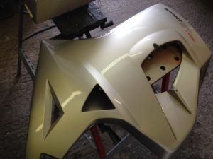 2013 Triumph Sprint GT 1050 Pannier Respray Restoration - image 2