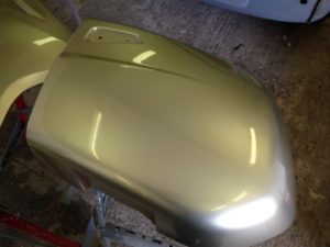 2013 Triumph Sprint GT 1050 Pannier Respray Restoration - image 4