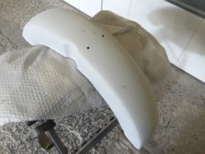 1960 BSA A7 Front Mudguard Restoration - image 8