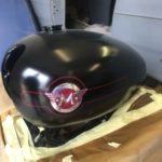 Matchless G5 Petrol Tank Respray. Restoration - image 4