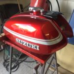 Suzuki GT750 Fuel tank respray Restoration - image 8