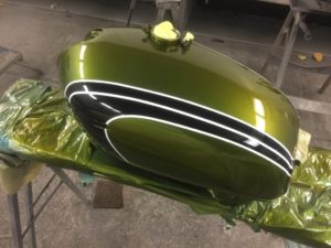 Honda CB 350 fuel tank respray Restoration - image 8