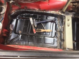 Triumph Spitfire floor restoration Restoration - image 35