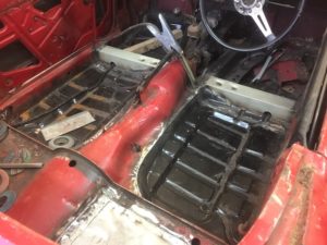 Triumph Spitfire floor restoration Restoration - image 39