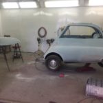Isetta bubble car respray in progress Restoration - image 41