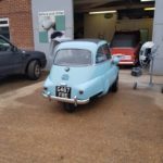 Isetta bubble car respray in progress Restoration - image 46