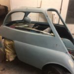 Isetta bubble car respray in progress Restoration - image 38