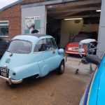 Isetta bubble car respray in progress Restoration - image 48