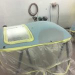 Isetta bubble car respray in progress Restoration - image 40