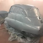 Isetta bubble car respray in progress Restoration - image 42