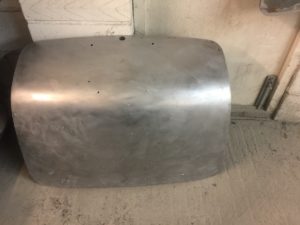 Lancia Appia boot lid restoration in progress Restoration - image 1