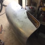 Lancia Appia boot lid restoration in progress Restoration - image 2