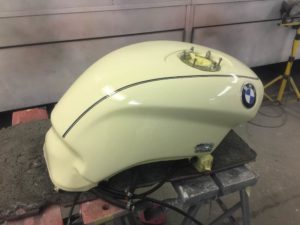 Motorcycle fuel tank repair. 1997 BMW R1200C Restoration - image 3