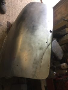 Lancia Appia boot lid restoration in progress Restoration - image 3