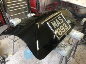 Lancia Appia boot lid restoration in progress Restoration - image 6