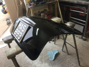 Lancia Appia boot lid restoration in progress Restoration - image 8