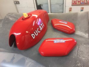 Ducati Fuel Tank and Side Panels Restoration - image 4