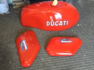 Ducati Fuel Tank and Side Panels Restoration - image 3